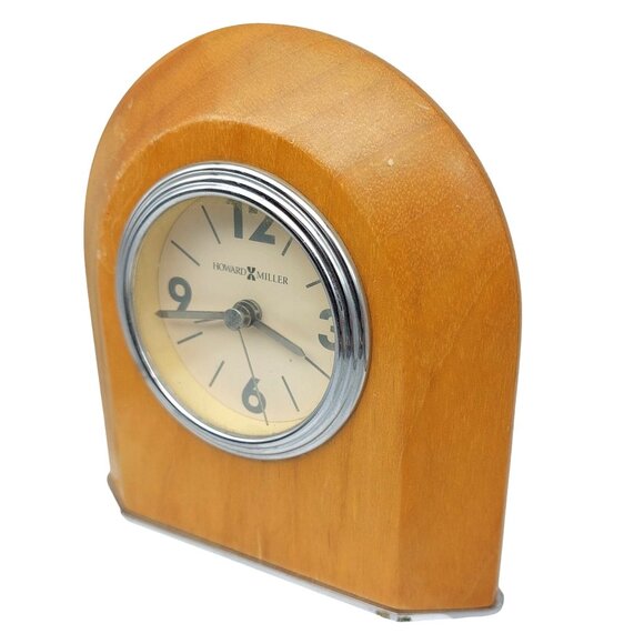 Howard Miller Quartz Table Battery Powered Alarm Clock Model 645-402 - Picture 4 of 4